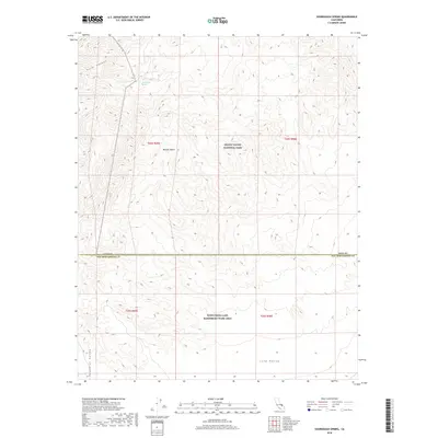 2018 Map of Sourdough Spring, 2018 Print