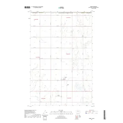 2017 Map of Souris, 2017 Print