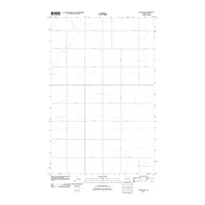 2011 Map of Souris SW, 2011 Print
