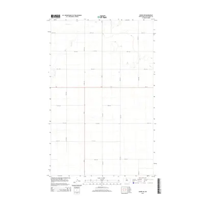 2014 Map of Souris SW, 2014 Print