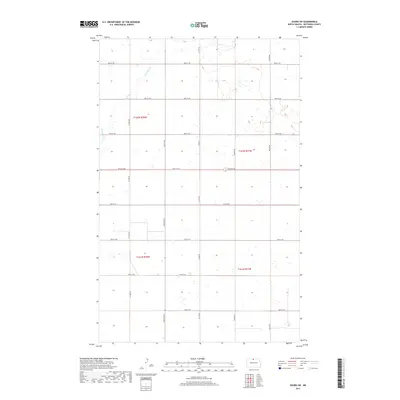 2017 Map of Souris SW, 2017 Print