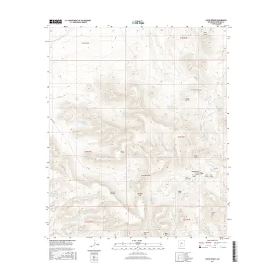 2017 Map of Souse Springs, 2017 Print