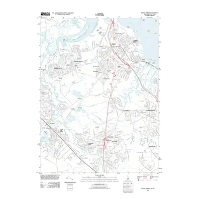 2011 Map of South Amboy, 2011 Print