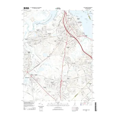 2014 Map of South Amboy, 2014 Print