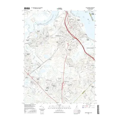 2016 Map of South Amboy, 2016 Print