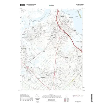 2019 Map of South Amboy, 2019 Print