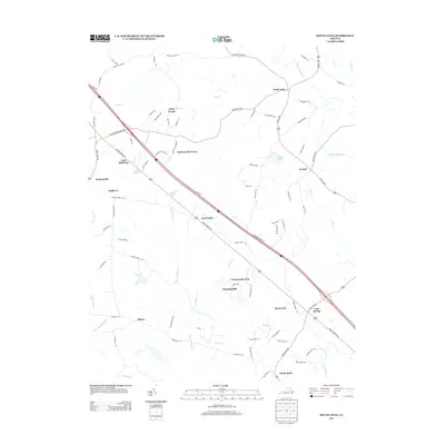 2013 Map of South Anna, 2013 Print
