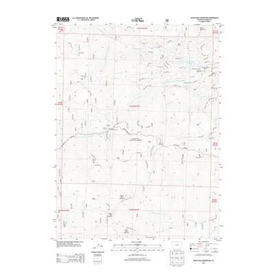 2013 Map of South Bald Mountain, 2013 Print