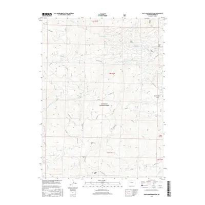 2016 Map of South Bald Mountain, 2016 Print