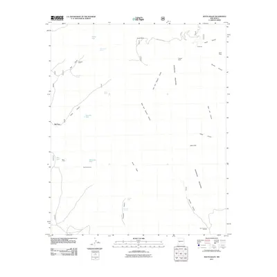 2011 Map of South Baldy, 2011 Print