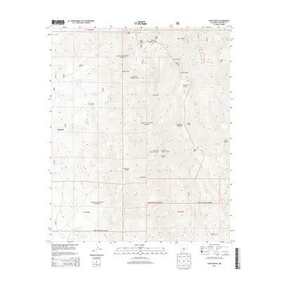 2013 Map of South Baldy, 2013 Print