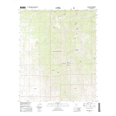 2017 Map of South Baldy, 2017 Print