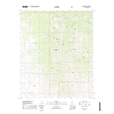 2020 Map of South Baldy, 2020 Print