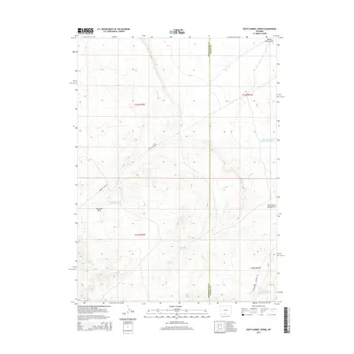 2015 Map of South Barrel Spring, 2015 Print