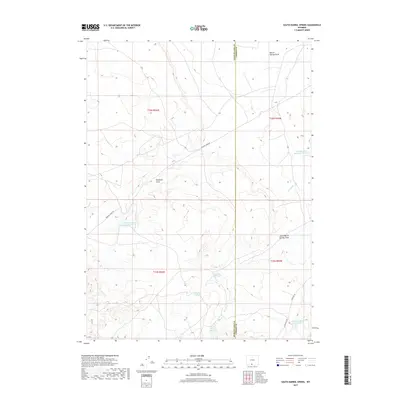 2017 Map of South Barrel Spring, 2017 Print
