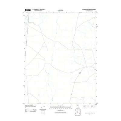2012 Map of South Bastian Spring, 2012 Print
