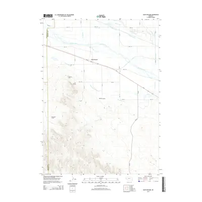 2014 Map of South Bayard, 2014 Print