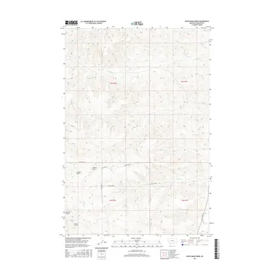 2017 Map of South Bear Creek, 2017 Print