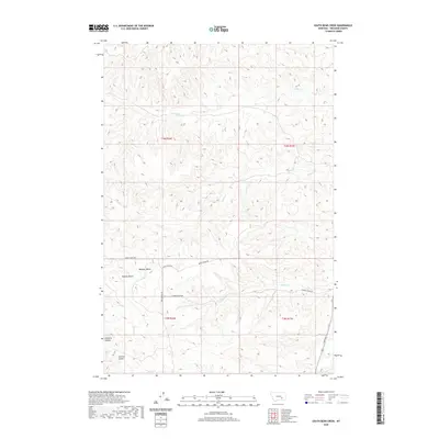 2020 Map of South Bear Creek, 2020 Print