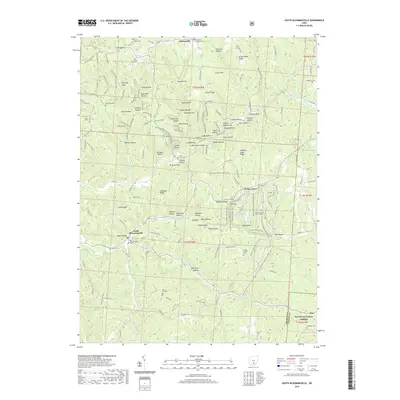 2019 Map of South Bloomingville, 2019 Print