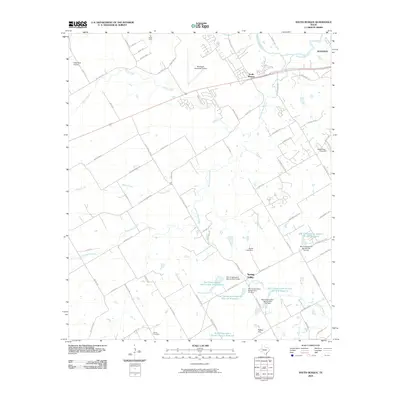 2010 Map of South Bosque, 2010 Print