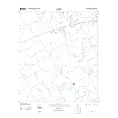 2012 Map of South Bosque, 2012 Print