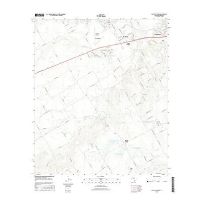 2016 Map of South Bosque, 2016 Print