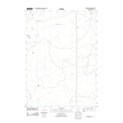 2012 Map of South Butte, 2012 Print
