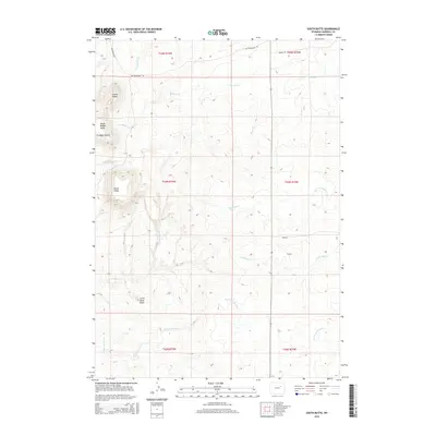 2015 Map of South Butte, 2015 Print