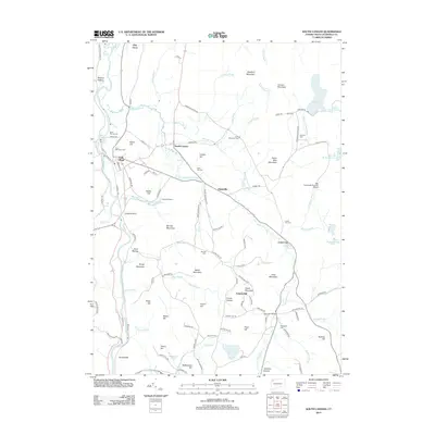 2012 Map of South Canaan, 2012 Print
