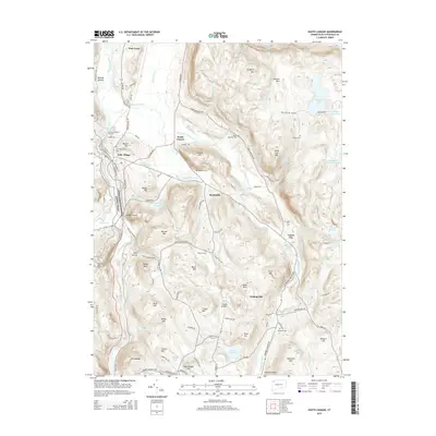 2015 Map of South Canaan, 2015 Print