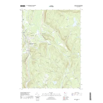 2018 Map of South Canaan, 2018 Print