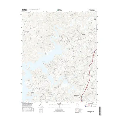 2017 Map of South Canton, 2017 Print