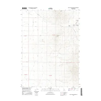 2017 Map of South Chapin Mountain, 2017 Print