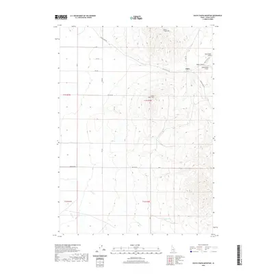 2020 Map of South Chapin Mountain, 2020 Print