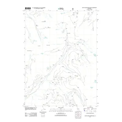 2012 Map of South China Mountain, 2012 Print