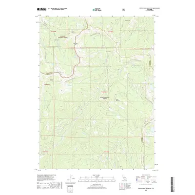 2018 Map of South China Mountain, 2018 Print