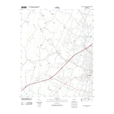2010 Map of South Cleveland, 2010 Print
