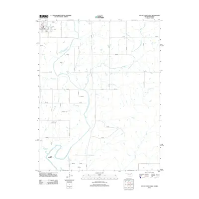 2013 Map of South Coffeyville, 2013 Print