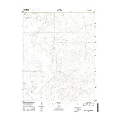 2016 Map of South Coffeyville, 2016 Print