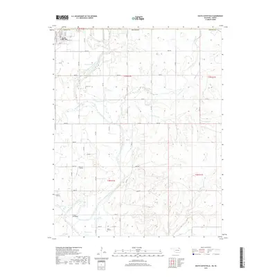2019 Map of South Coffeyville, 2019 Print