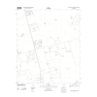 2012 Map of South Cowden Ranch, 2012 Print