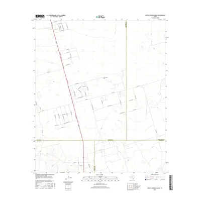 2016 Map of South Cowden Ranch, 2016 Print