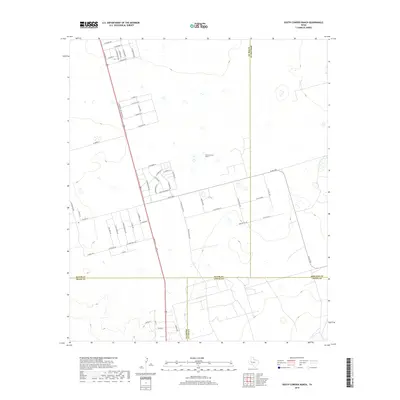 2019 Map of South Cowden Ranch, 2019 Print