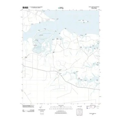 2010 Map of South Creek, 2010 Print
