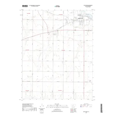 2018 Map of South Dodge, 2018 Print