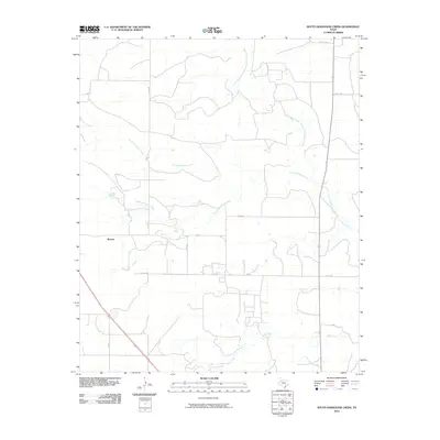 2010 Map of South Dokegood Creek, 2010 Print