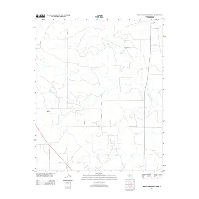 2012 Map of South Dokegood Creek, 2012 Print