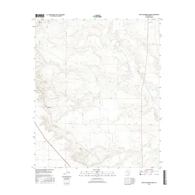 2016 Map of South Dokegood Creek, 2016 Print