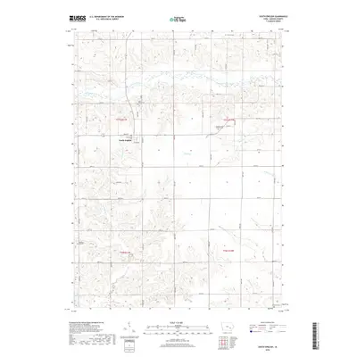 2018 Map of South English, 2018 Print